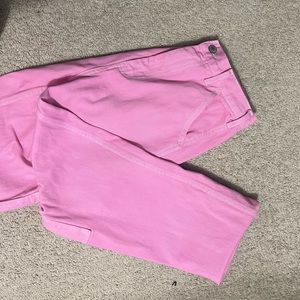 Brandy Melville pink Ariana painter jeans / pants